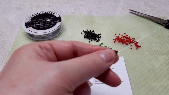 АРБУЗИК ? из бисера параллельным плетением&бисероплетение для начинающих/фигурки из бисера