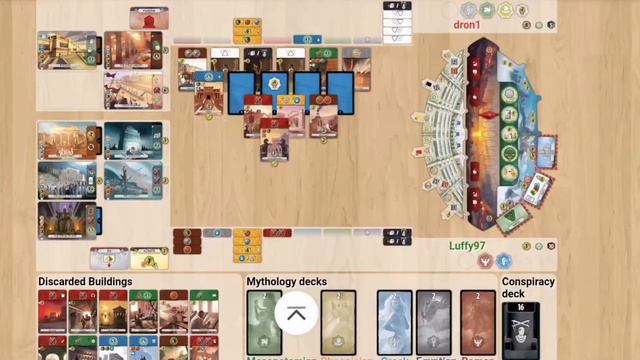 2nd highest ranked player! | 7 Wonders Duel Board Game Arena смотреть онлайн