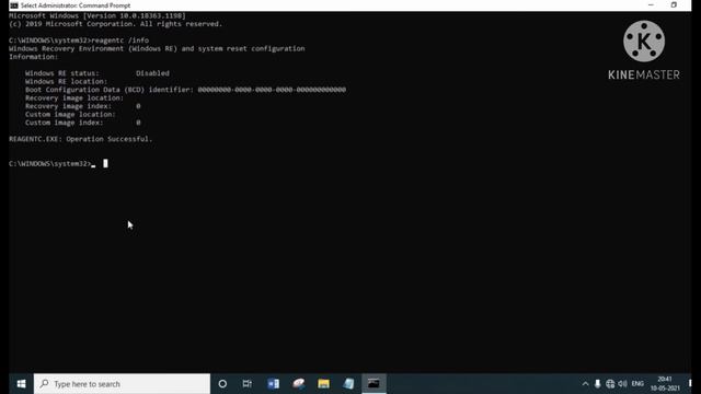 How to solve the problem of "couldn't find the recovery environment"windows 10