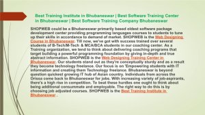 Software Training in Bhubaneswar  | Best Software Training Center in Bhubaneswar