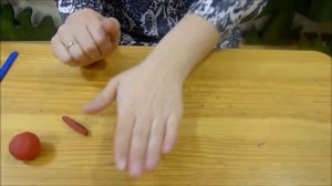 Как слепить яблоко из пластилина