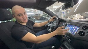 Произвели замену штатного головного устройства на мультимедиа на базе Андроид 10 - Volkswagen Tiguan
