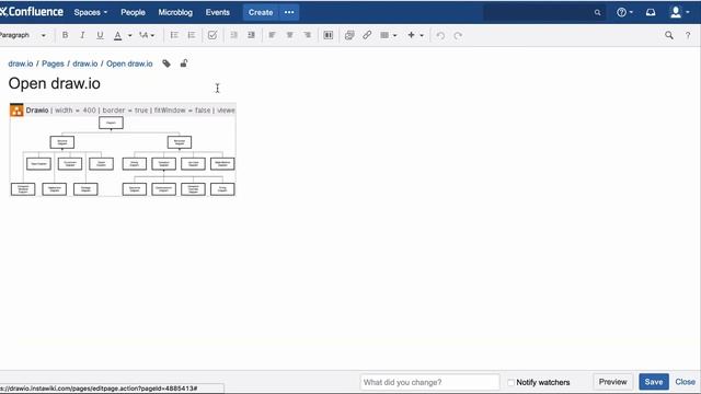 Do more when you look at a draw.io diagram in Atlassian Confluence's view mode