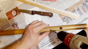 Японская флейта Хотику (Сякухати) из бамбука своими руками.