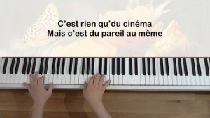 Patricia Kaas - Mon mec à moi (avec paroles) - Piano