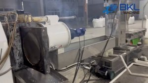 ML180 водокольцевой гранулятор с компактором по переработке ПВД ПНД отходов