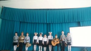 Военно - Патриотическое выступление 1 - А класса.