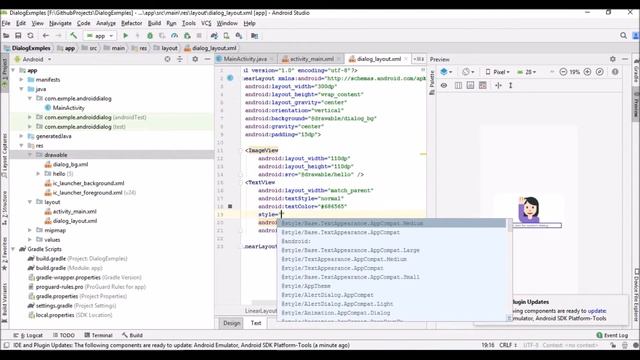 Custom Dialog in Simple way Android смотреть онлайн