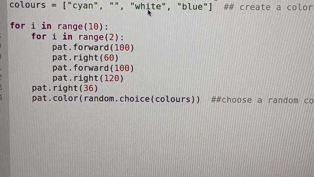 Python on Raspberry pi - draws in random colors смотреть онлайн
