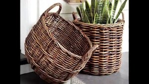30 идей для использования плетеных корзин