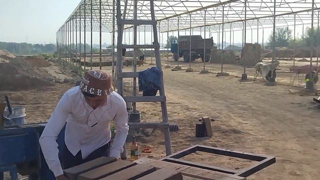 Гидравлический станок для производства саманих блоков(Loy Blok Ishlab Chiqarish)