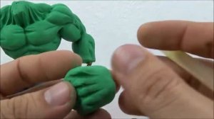 Como hacer a HULK Avengers Escultura de  Plastilina | HULK Clay Tutorial | Vengadores DibujAme Un