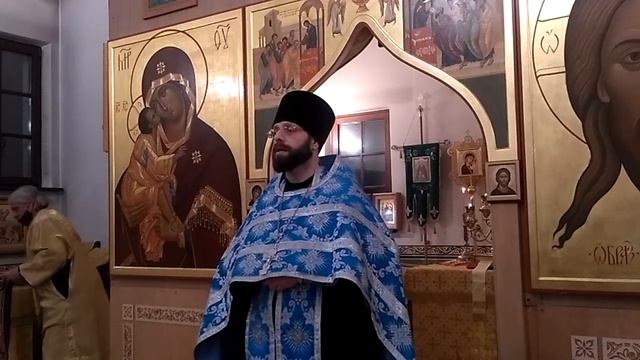 Проповедь о.Димитрия Шульги 21.12.2021 Иконы Божией Матери, именуемой «Нечаянная Радость». смотреть онлайн