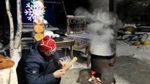 ШУРПА из конины по особенному рецепту в казане на костре