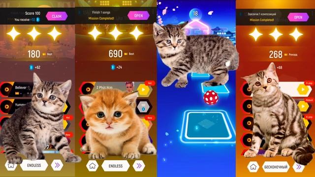 Мяв..мявв..мя..мя..мяввв.. Котики весело поют под популярные песни смотреть онлайн