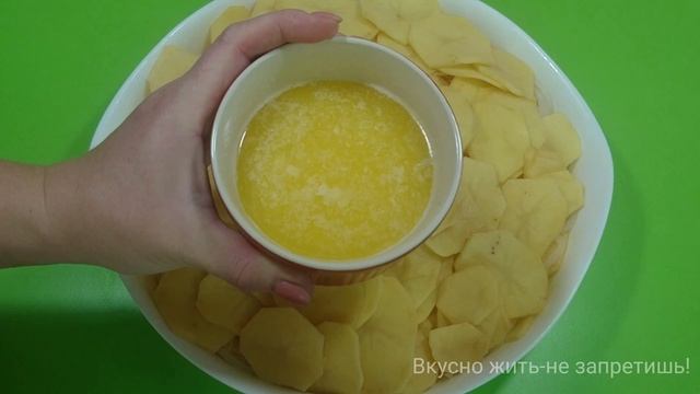 Картофель Буланжер запеченый в молоке с сыром