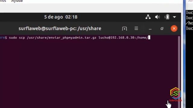 como enviar archivos mediante ssh en ubuntu 19.04 смотреть онлайн