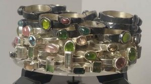 Кольца с природными камнями сделанные в ручную