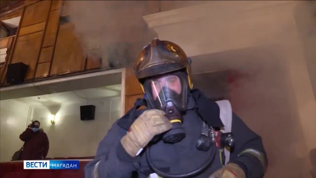 В кинотеатре "Горняк" прошли учения по пожарной безопасности смотреть онлайн