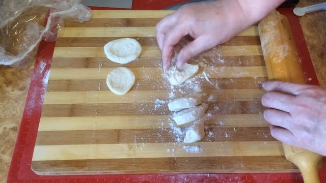 Паровые булочки (штрули, штрудли) из теста на закваске