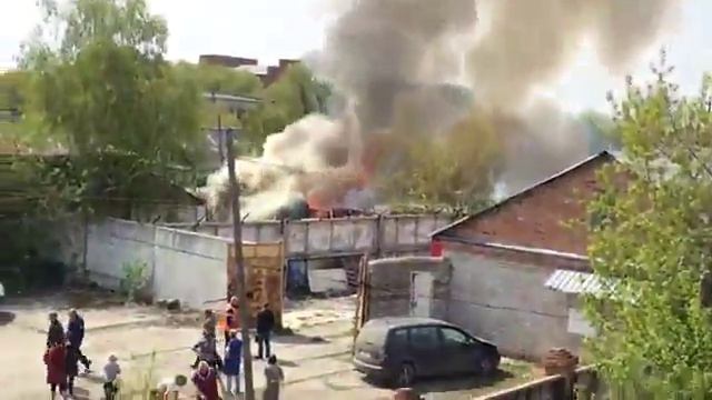 Пожар в рабочем 7.05.2016 смотреть онлайн