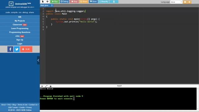 How to use Logger in JAVA смотреть онлайн