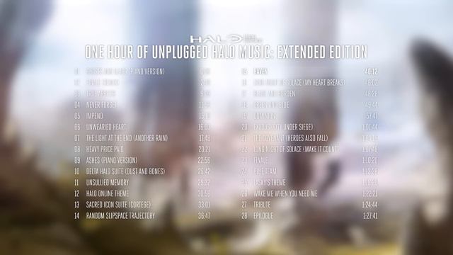One Hour of Unplugged Halo Music: Extended Edition смотреть онлайн