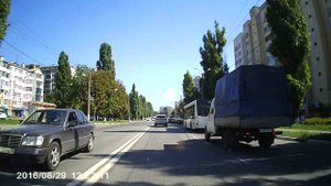 Обгон на перекрестке