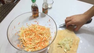 Салат из свежей капусты и моркови