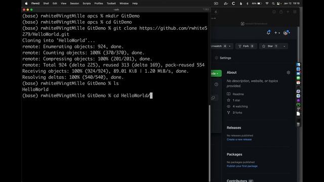 Personal Access Tokens, Cloning, and Pushing смотреть онлайн