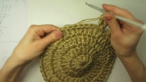 Вязание ковриков крючком. КРУГЛЫЙ коврик основы вязки. Сrochet carpet. Урок 5 часть 2