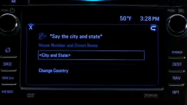 Buick IntelliLink - Voice Commands For Navigation