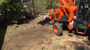 EASY Way to REMOVE ROOTS, STUMPS & SHRUBS - Brush Grubber