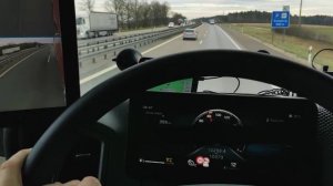 НОВЫЙ MERCEDES BENZ ACTROS без ЗЕРКАЛ 2020 г.в. на Android. Работа КРУИЗА и мои КОММЕНТАРИИ.