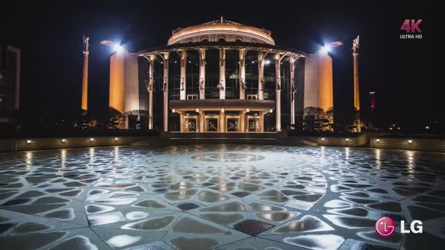 Timelapse ночного города смотреть онлайн