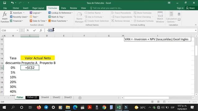 Tasa Fisher - TIR incremental (Elegir entre 2 proyectos inversión). Grafica VAN Excel paso a paso смотреть онлайн