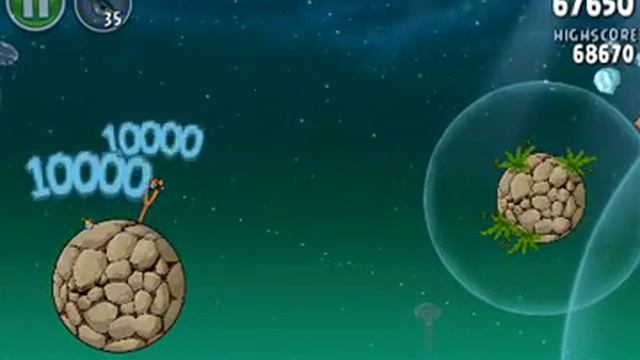 Pig Dipper 6-17 Angry Birds Space 3-Star Walkthrough (No Power Ups) смотреть онлайн