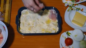 Очень вкусная запеканка!!! Курица по-французски с картошкой.