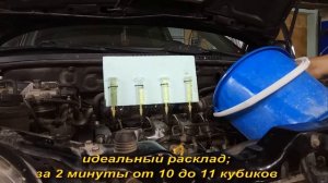 Тест-проверка форсунок Hyundai Santa Fe 2006 г. 2.0 CRDi D4EA Дизель 4WD