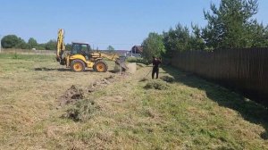 Планировка участка, подушка под дом