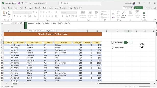 Using Python Inside Excel