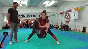 Турнир Fight and Roll Girs_4_05_2019_No Gi_Синие пояса_ 69_финал_Енькова VS Куприна