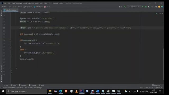 JDBC Program Practical (Part 2) || send and retrieve || Advance Java || Shivam Rai