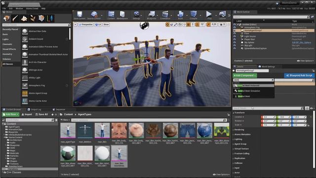 AtomsUnreal - Skeletal Mesh Instanced Component Improvements смотреть онлайн