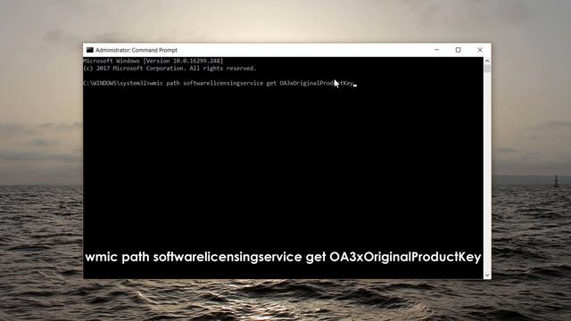 Find Your Windows Product Key using CMD смотреть онлайн