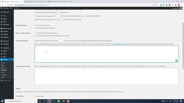WordPress Discussion Setting:  Powerful Comment Moderation and Anti-spam Tool