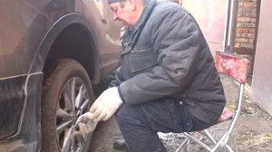 Замена колес с помощью шуруповерта.