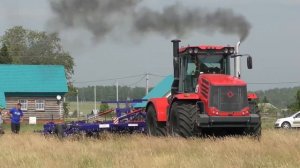 Борона дисковая БДТ 7,62 'ЗВЕЗДА' в агрегате с трактором Кировец К 744Р3 Обзор 2018