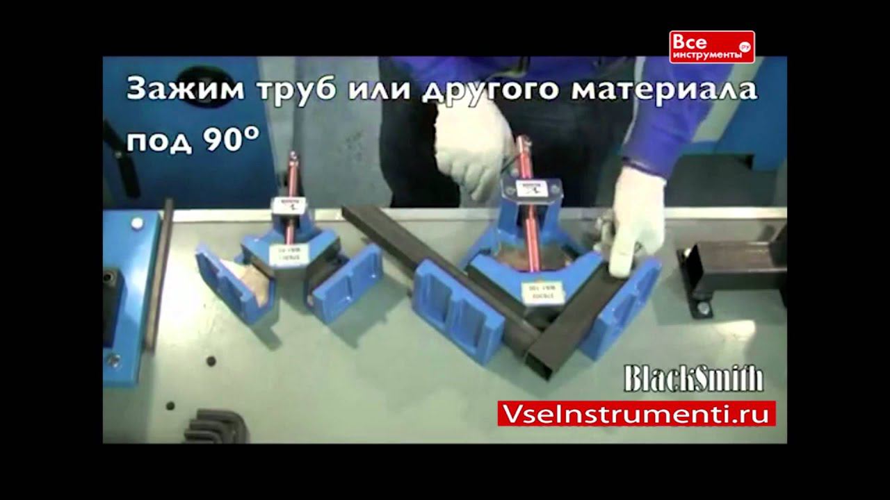 Струбцина-тиски BlackSmith WA1-60(100)