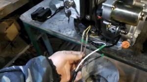 Двигатель КП 460Е с катушкой 18 ампер и электро стартером